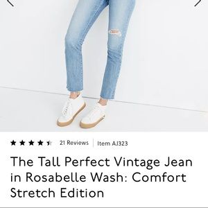 The perfect vintage jean crop 29T